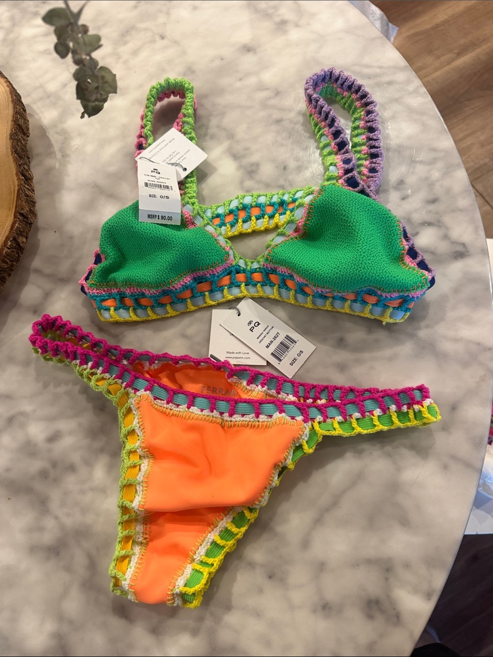 PQ swim new with tag retails $90 for bottoms $90 for top
